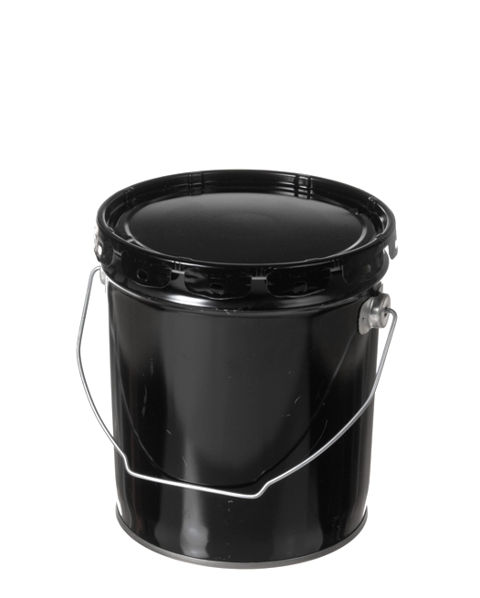 2 Gallon Clear Square Pail with Metal Handle (P8 Series)