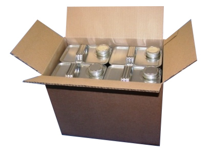 Boxes for Packing 4- 1 Gallon Oblong Cans | Boxes for Packing 4- 1 ...