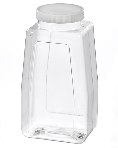 32 oz Clear PET Spice Jar, 63-485, 32 Gram. Pipeline Packaging