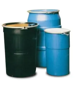 Plasttromle: lukket hoved 30 gallon 2Plasttromle: lukket hoved 30 gallon 2  